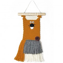 KATE THE SQUIRREL Macrame