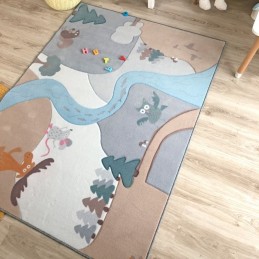 FORESTRY PATH 3D Rug,...