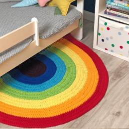 SEVEN COLORS RAINBOW Rug,...