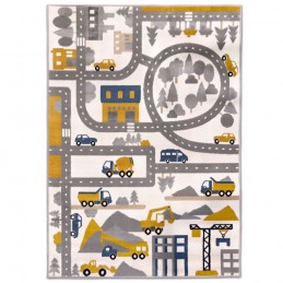 ROAD THROUGH THE CITY 3D Rug